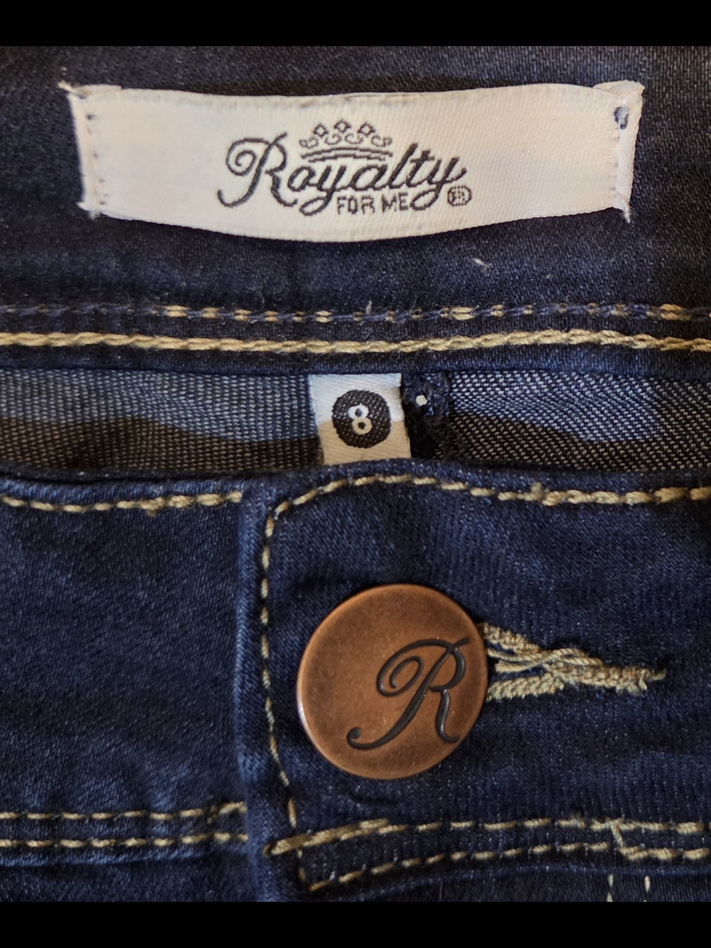 Women's Skinny Jeans in Deep Indigo - Picture 7 of 14